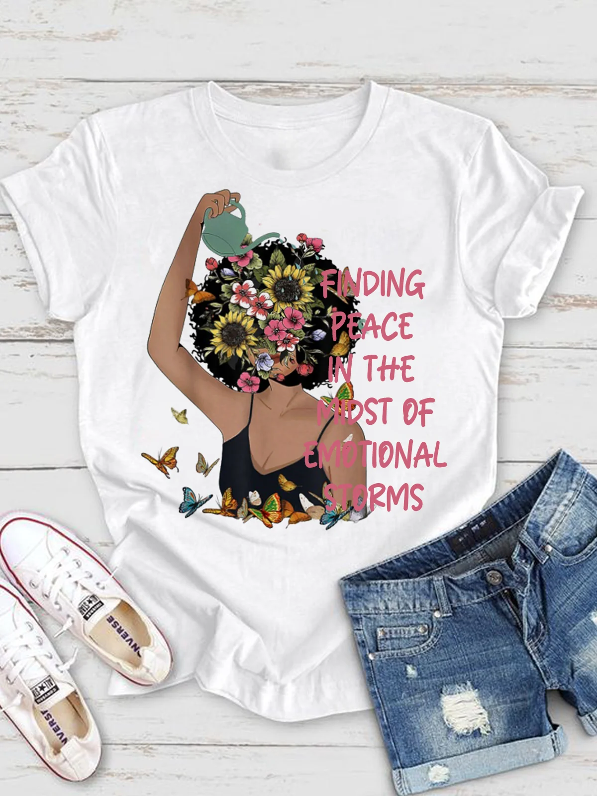 Finding peace in the midst of emotional storms BPD T-Shirt