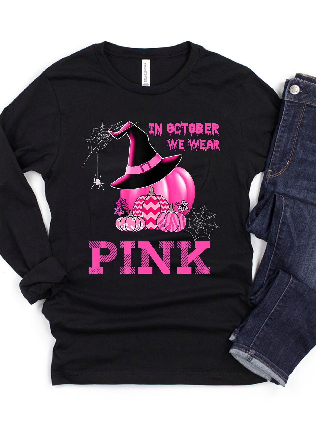in october we wear pink Breast Cancer  T-Shirt