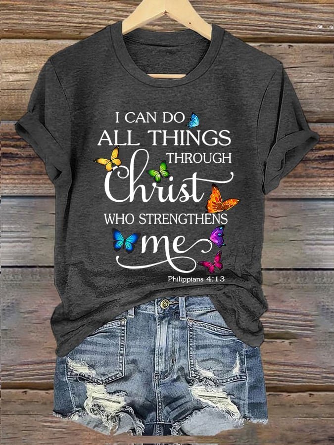 I Can Do All Things Our Lady Faith Jesus God T-Shirt